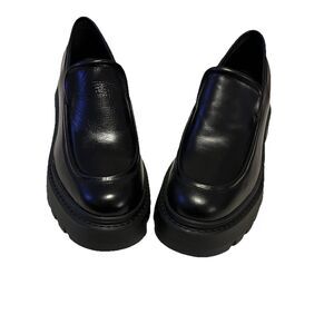 Michael Kors Black Leather Loafers